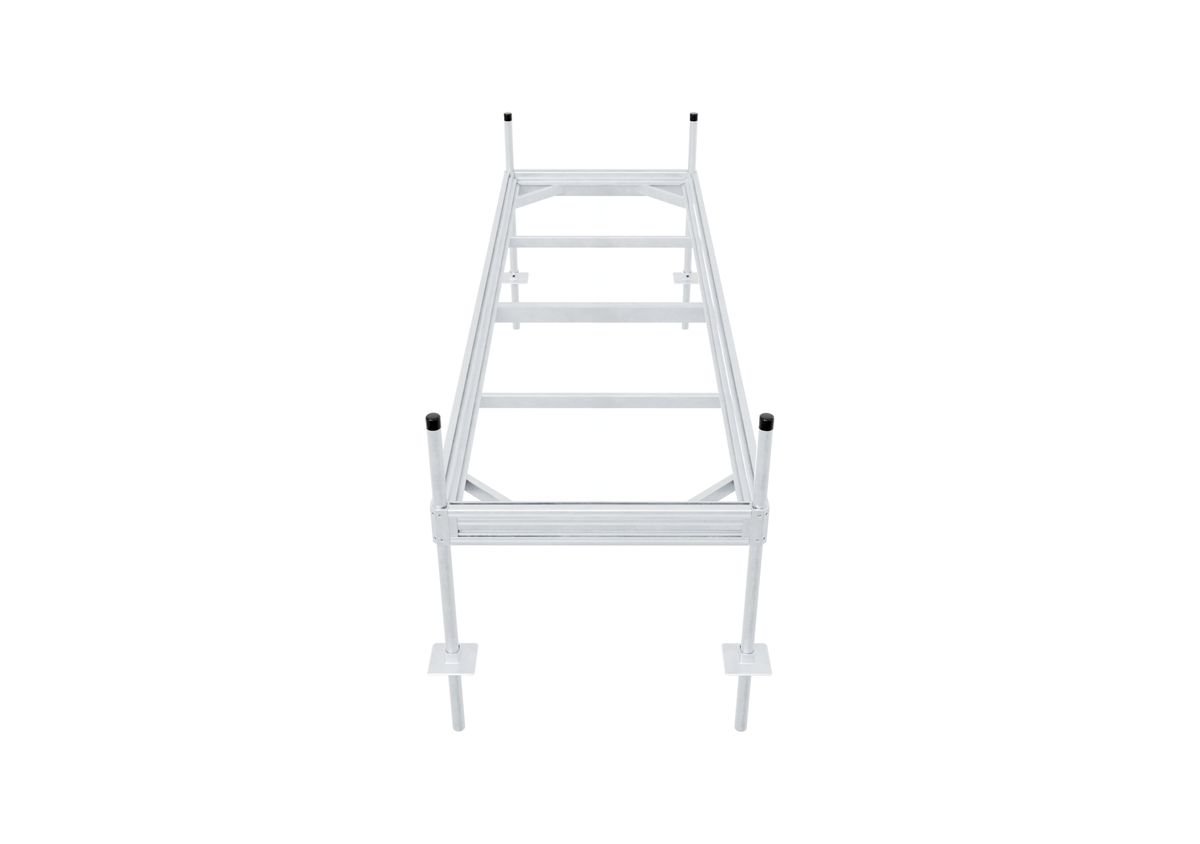 3' x 10' Wood Standing Dock