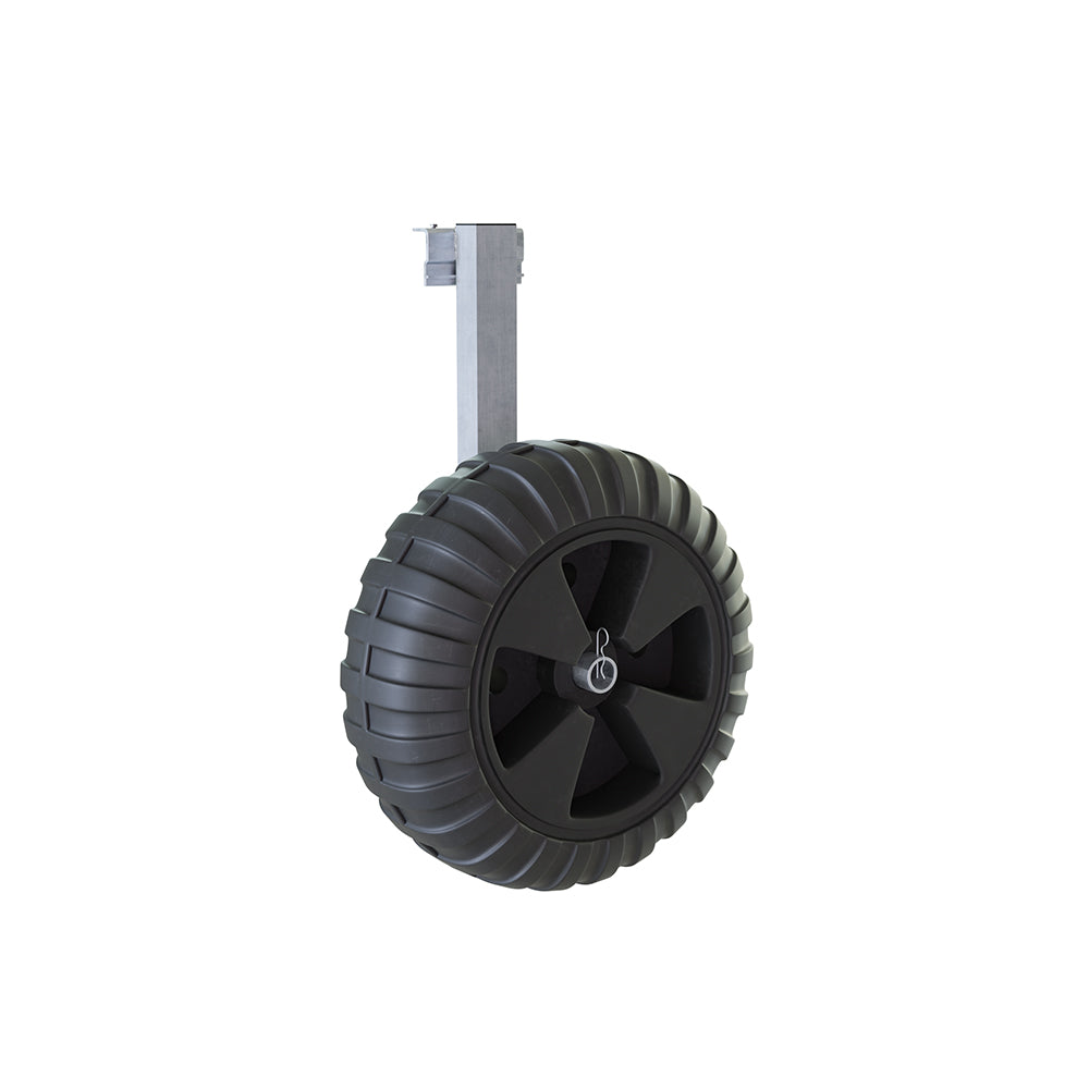 Removable wheel with aluminum L-bracket (1)