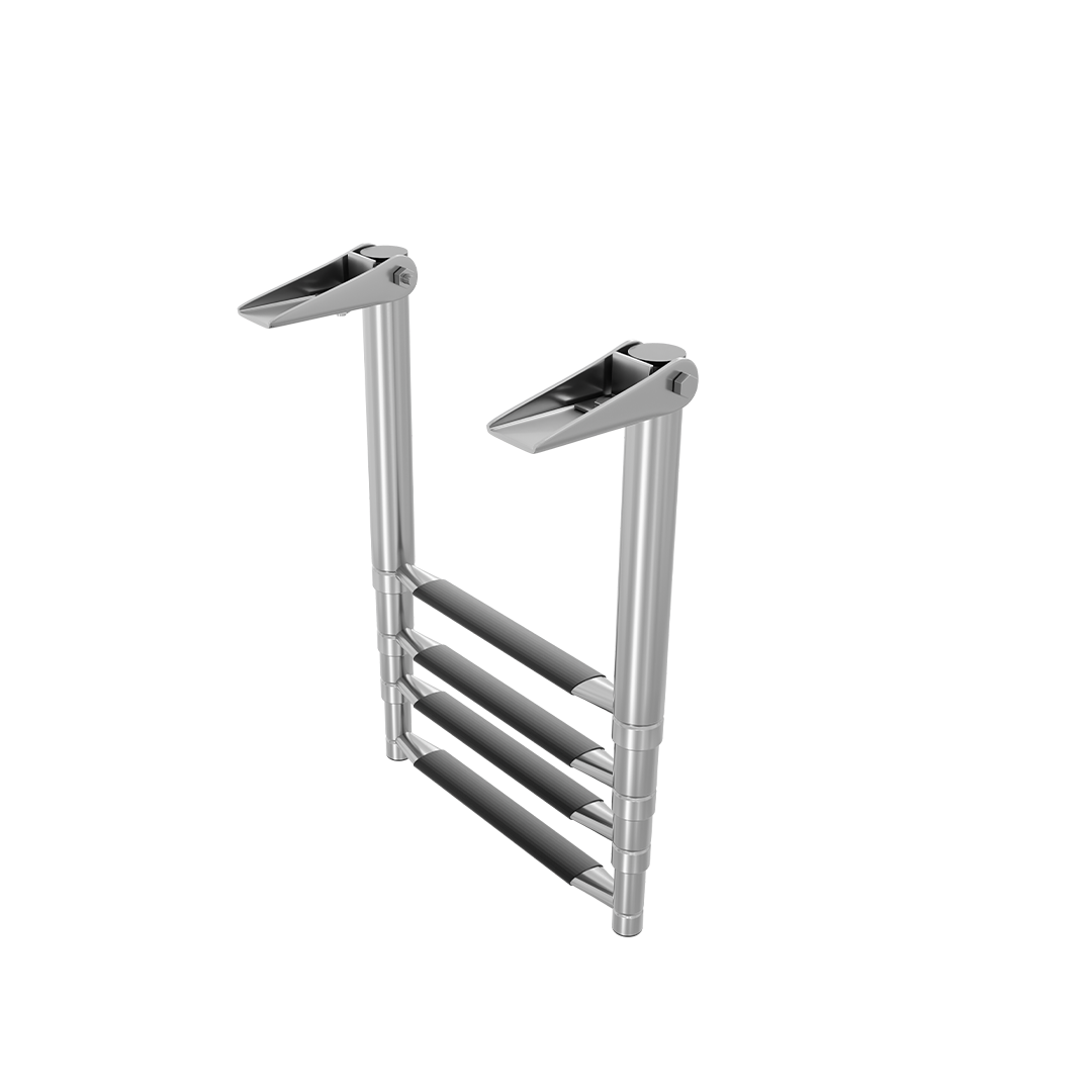 Telescopic 4-Step Ladder