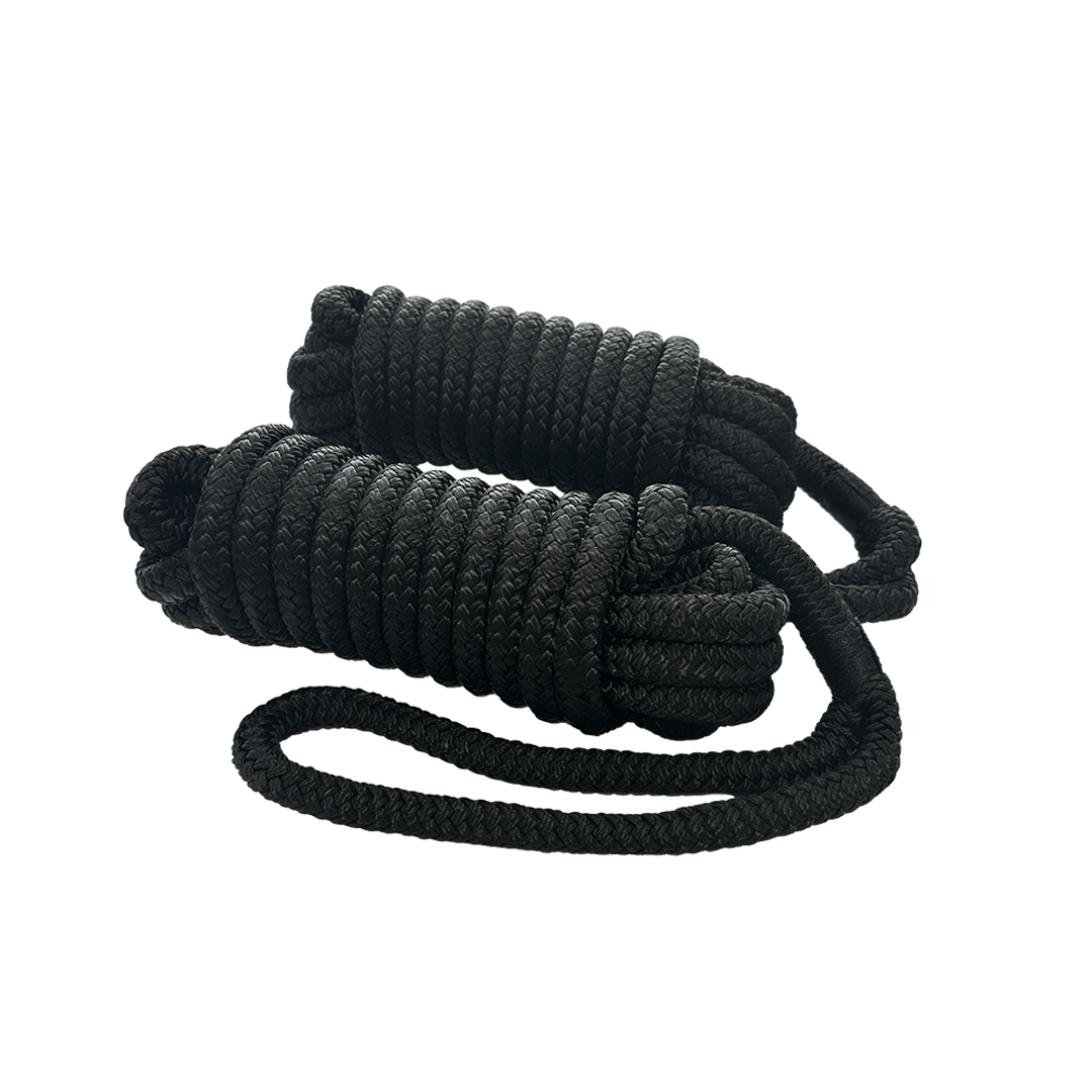 Black Mooring Rope