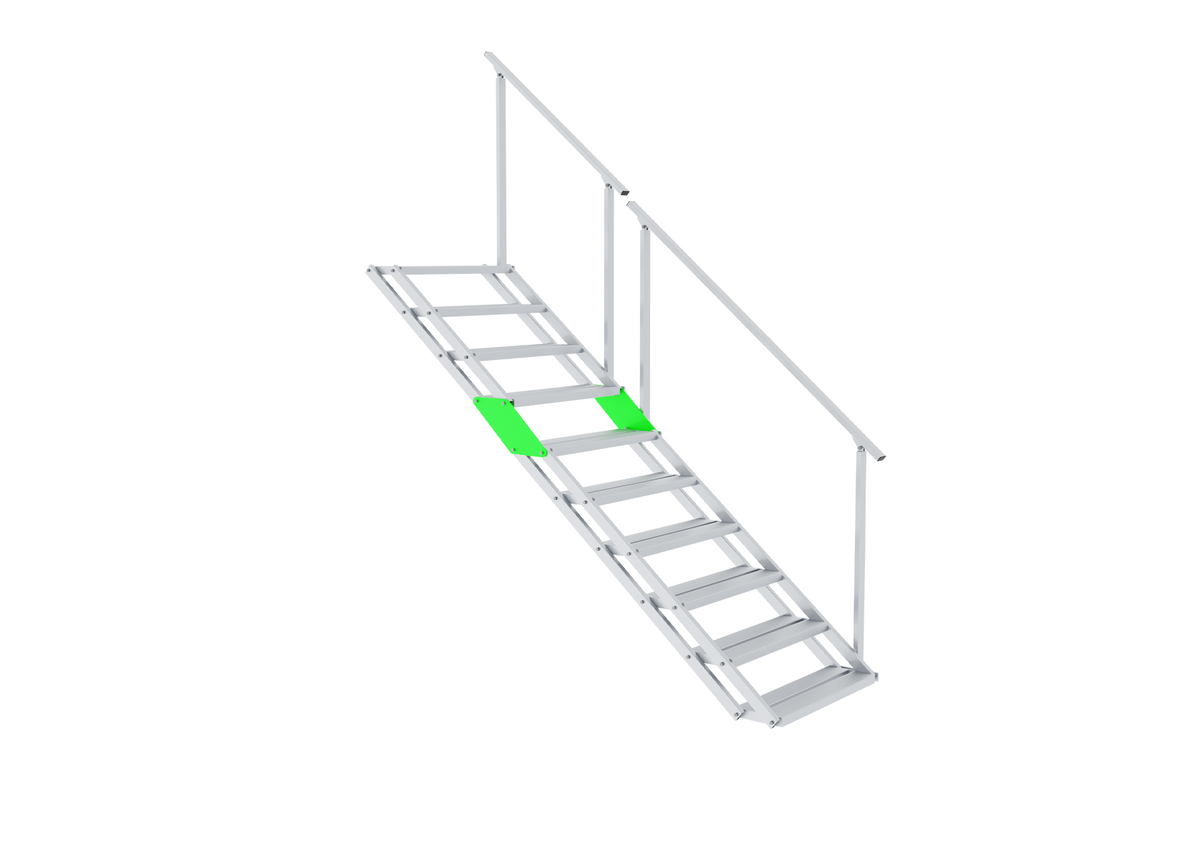 Adjustable staircase 10 steps