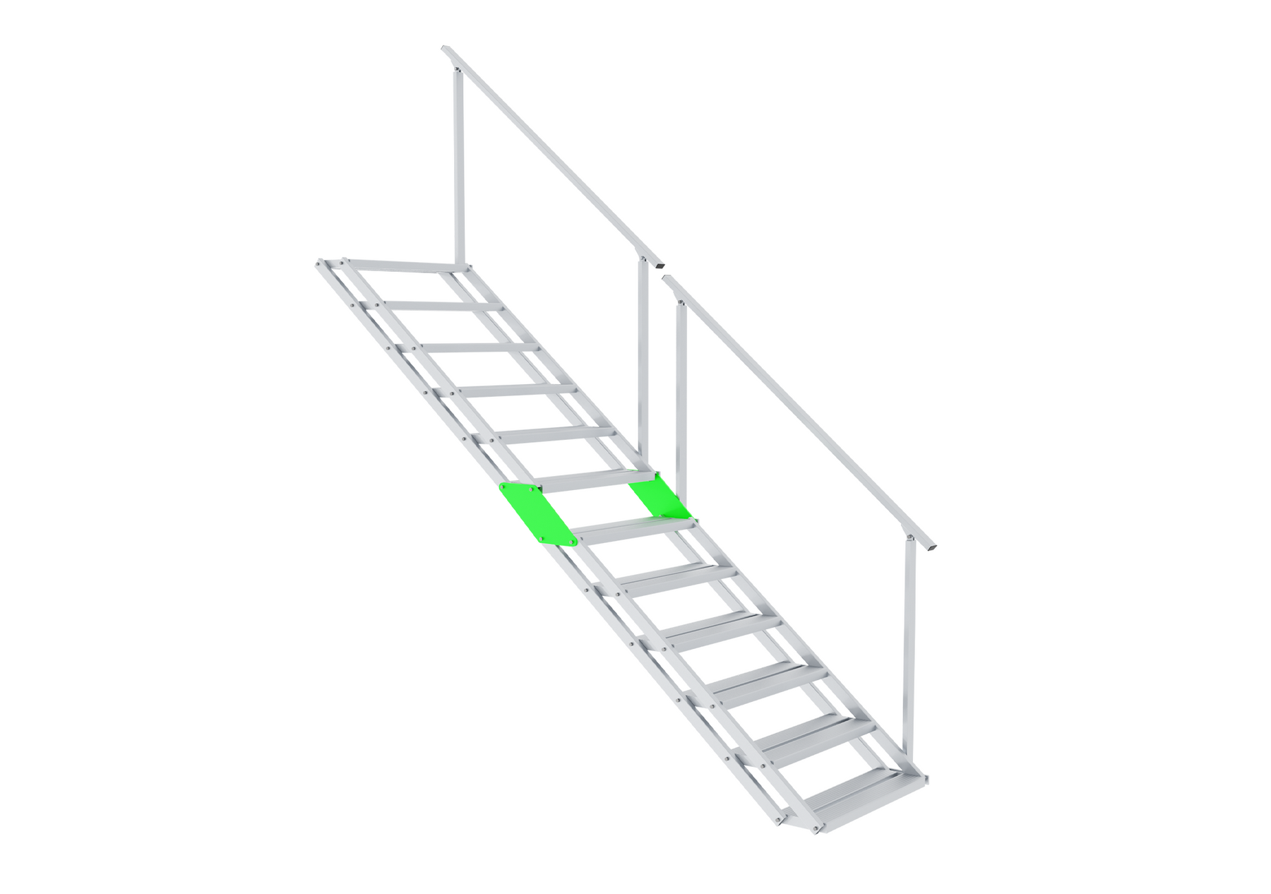 Adjustable staircase 12 steps