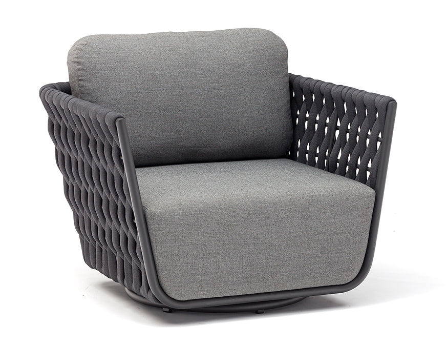 HUG swivel chair with armrests