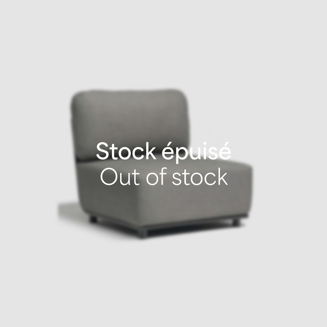 HUG armless chair
