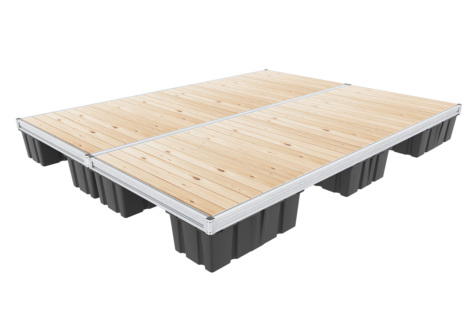 12' x 16' floating plastic dock