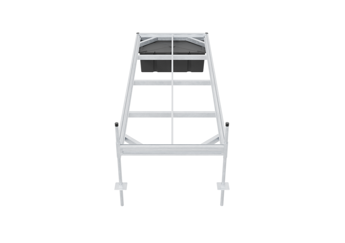 Structure Semi-Flottant Plastique Gris