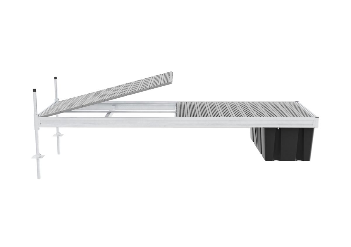 Structure Semi-Flottant Plastique Gris