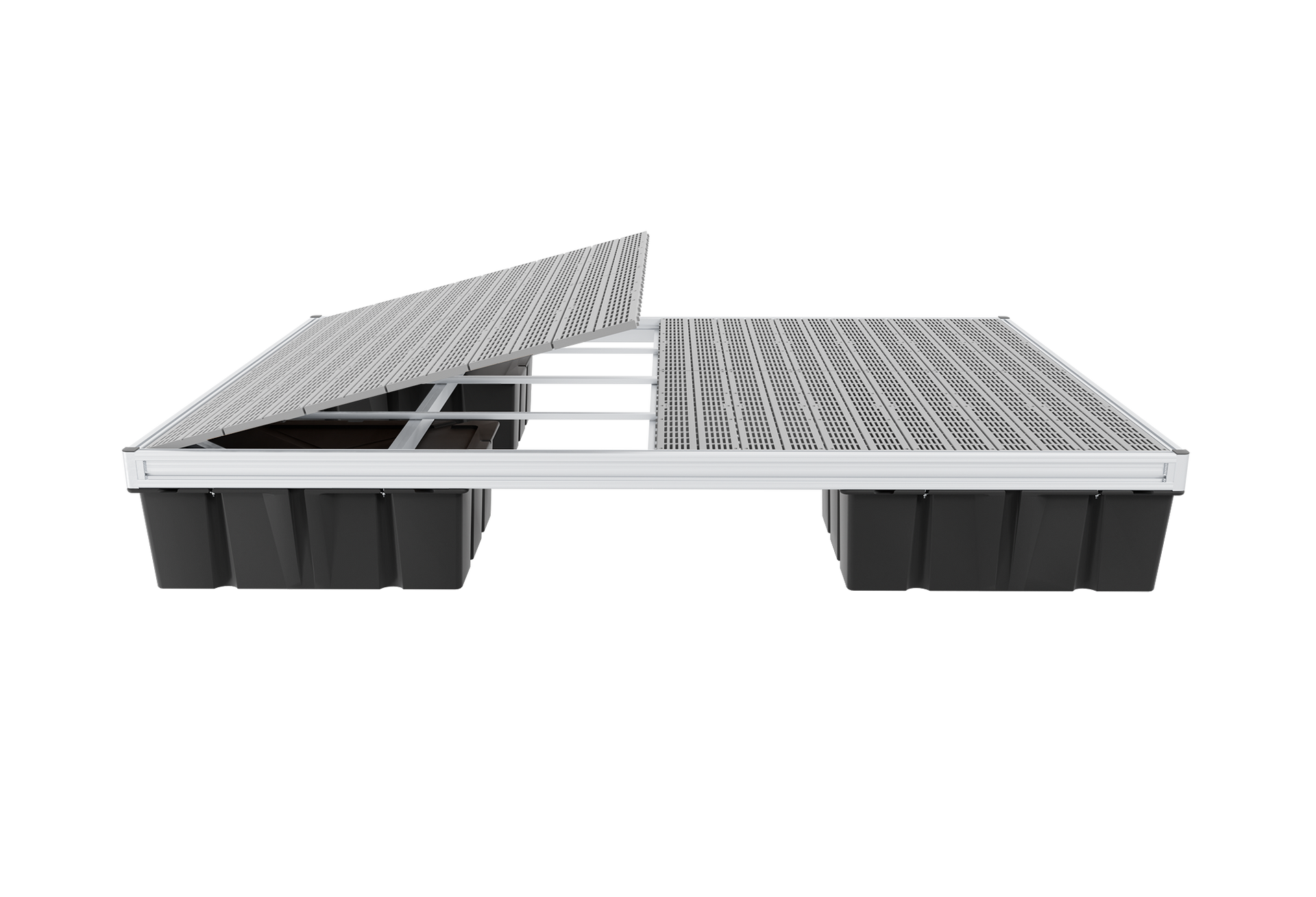 Structure Flottant Plastique Gris Lafantaisie Dock structure-flottant-plastique-gris-lafantaisie-dock